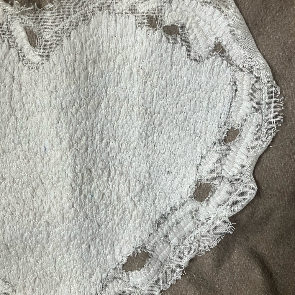 Pottery Barn Valentines Day Heart Pillow Cover Textured Light Brown Off White - Picture 2 of 5